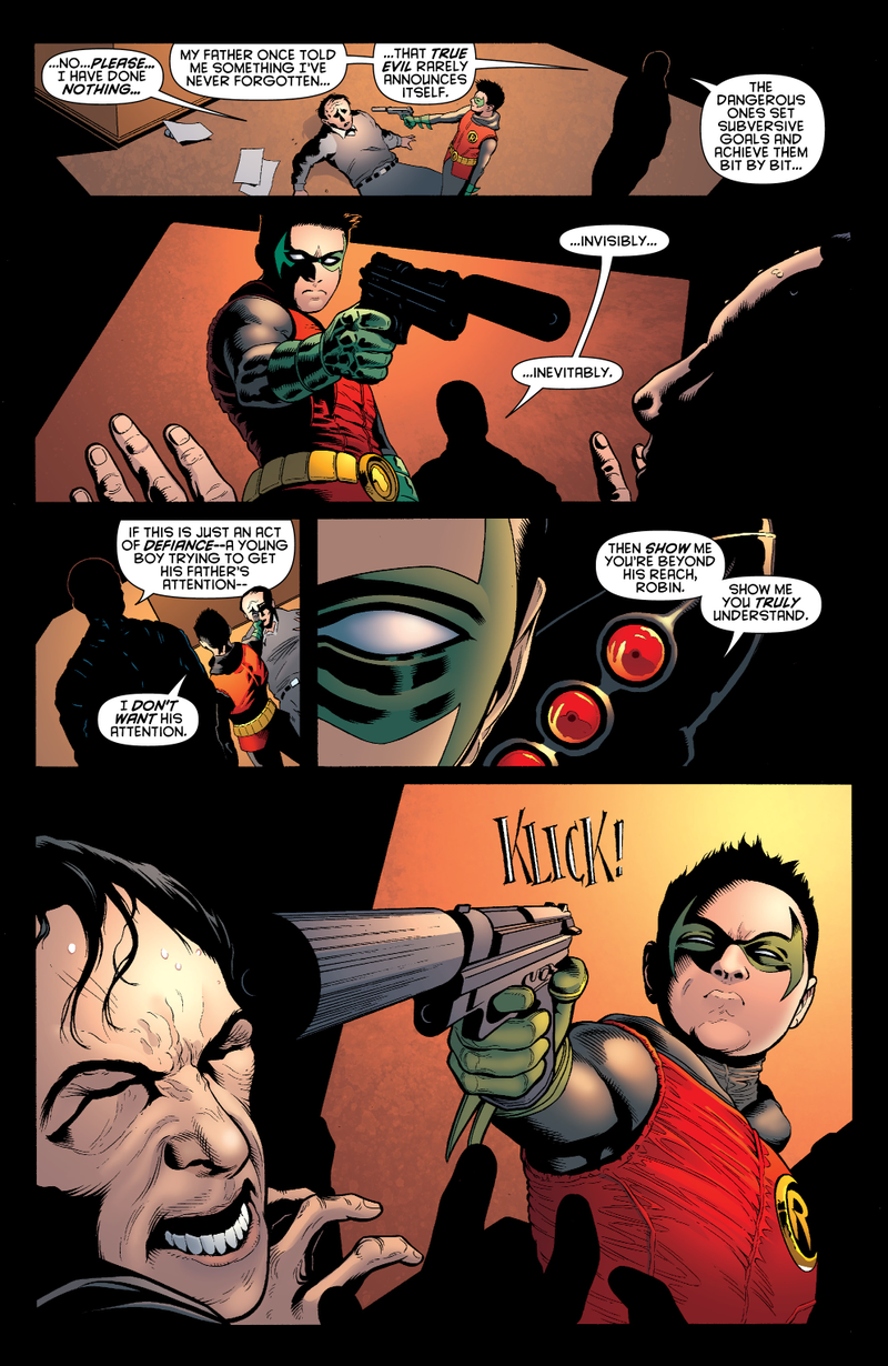 Illustration for article titled Read a preview of Batman and Robin, starring Bruce Wayne's ninja assassin son!